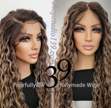 HD Lace Front Wig with  C part perfect for all skin tones