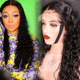 Virgin Remy Human Hair water wave lace front wig