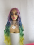 Unicorn is a celebrity inspired body wave lace front wig with