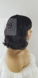 Sarai is 100% Human Hair Wavy Bob With Bangs perfect for all skin tones