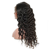 Brazilian Virgin  Loose Wavy Remy Human Hair Lace Font wig