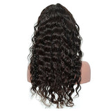 Brazilian Virgin  Loose Wavy Remy Human Hair Lace Font wig
