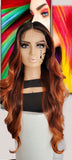 (Malika) HD Bodywave lace front wig with shifting part