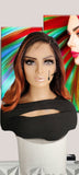 (Malika) HD Bodywave lace front wig with shifting part