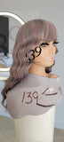 (Spice) Lavender Body Wave Wig With Bangs