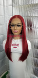 (Lori) transparent Lace Front Wig with shifting part