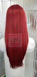(Lori) transparent Lace Front Wig with shifting part