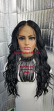 (Mandy) Sexy wavy lace front wig with transparent lace