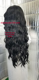 (Mandy) Sexy wavy lace front wig with transparent lace