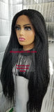 Yaki lace front wig with shifting part