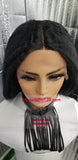 Yaki lace front wig with shifting part