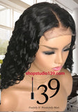 Human Hair Lace Front Wigs Water Wave Lace Frontal Wigs Wet and Wavy Human Hair Wig with Baby Hair Pre Plucked Hairline
