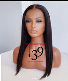 Straight Lace Front  Human Hair 4x4 Lace Frontal Human Hair 150% Density Pre Plucked with Baby Hair