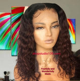Ombre Human Hair  Lace Front / Baby Hair and Pre-Plucked Hairline