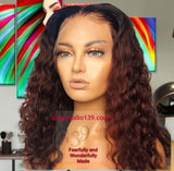 Ombre Human Hair  Lace Front / Baby Hair and Pre-Plucked Hairline