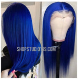 100% Human Hair Lace Frontal Wig with Pre Plucked Hairline