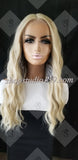 (Karen) Beach Wave HD lace front wig with shifting part