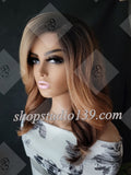 (Joey) 3 tone HD lace front wig