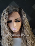 (Milly) Water Wave HD Lace front with shifting part