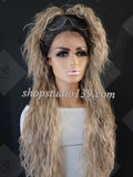 (Milly) Water Wave HD Lace front with shifting part