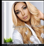 (Malika) HD lace front body wave wig with shifting part