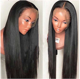 celebrity wow factor 30 inch Beautiful straight Virgin Human Hair Lace Front Wig With Free part spaceing 13x6 inches 200 density