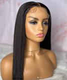 100% Human Hair Lace wig with free parting space