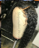 (87) Sexy Water Wave 100% Human Hair Lace Front Wig