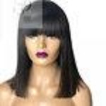 Human Hair Non Lace Bob With The Perfect Bangs