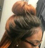 100% human Ombre lace front with dark roots