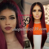 (Jamie) Shifting Part  lace front wig