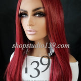 (Charmine) HD lace front wig with shifting part and baby hair
