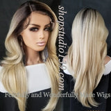 (Lexi)Pre-Plucked Lace Front Wig with shifting Part