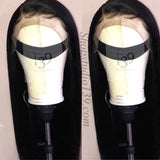 Beautiful Bone straight human hair lace front wig