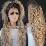 (Milly) Water Wave HD Lace front with shifting part