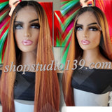 (
Dina) HD Transparent shifting Lace Front wig