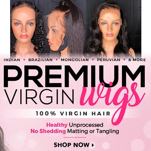 100%Human Hair Lace Front Wigs