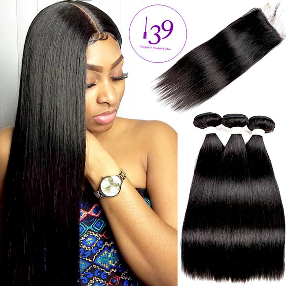 Celebrity Clip in human Hair Extentions and Hair Bundles With Frontal Closures