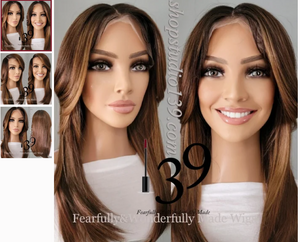 (Angel) HD Lace front wig with shifting Part