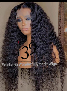 HD waterwave lace front wig