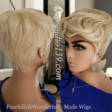 (Sadie) Short and Sexy Pin curls pixie wig