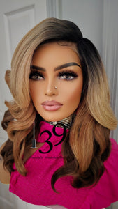 (Mercedes) Baylage highlights HD Lace Front Wig