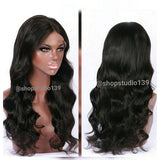 Deep body wave lace front wig