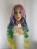 Unicorn is a celebrity inspired body wave lace front wig with