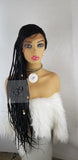 Fancy is Braided lace front wig with jewelry 26'