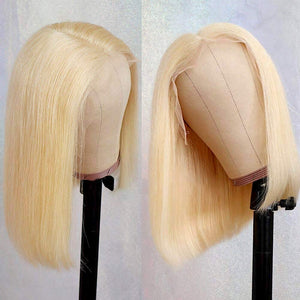 Human Hair 613 Blonde  Bob Human Hair Wig