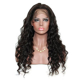Brazilian Virgin  Loose Wavy Remy Human Hair Lace Font wig