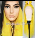 Mello yellow Synthetic Lace Front Wig