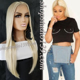 (Charmine) HD lace Front Bone Straight wig with baby hair