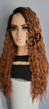 Water wave lace front wig with HD lace